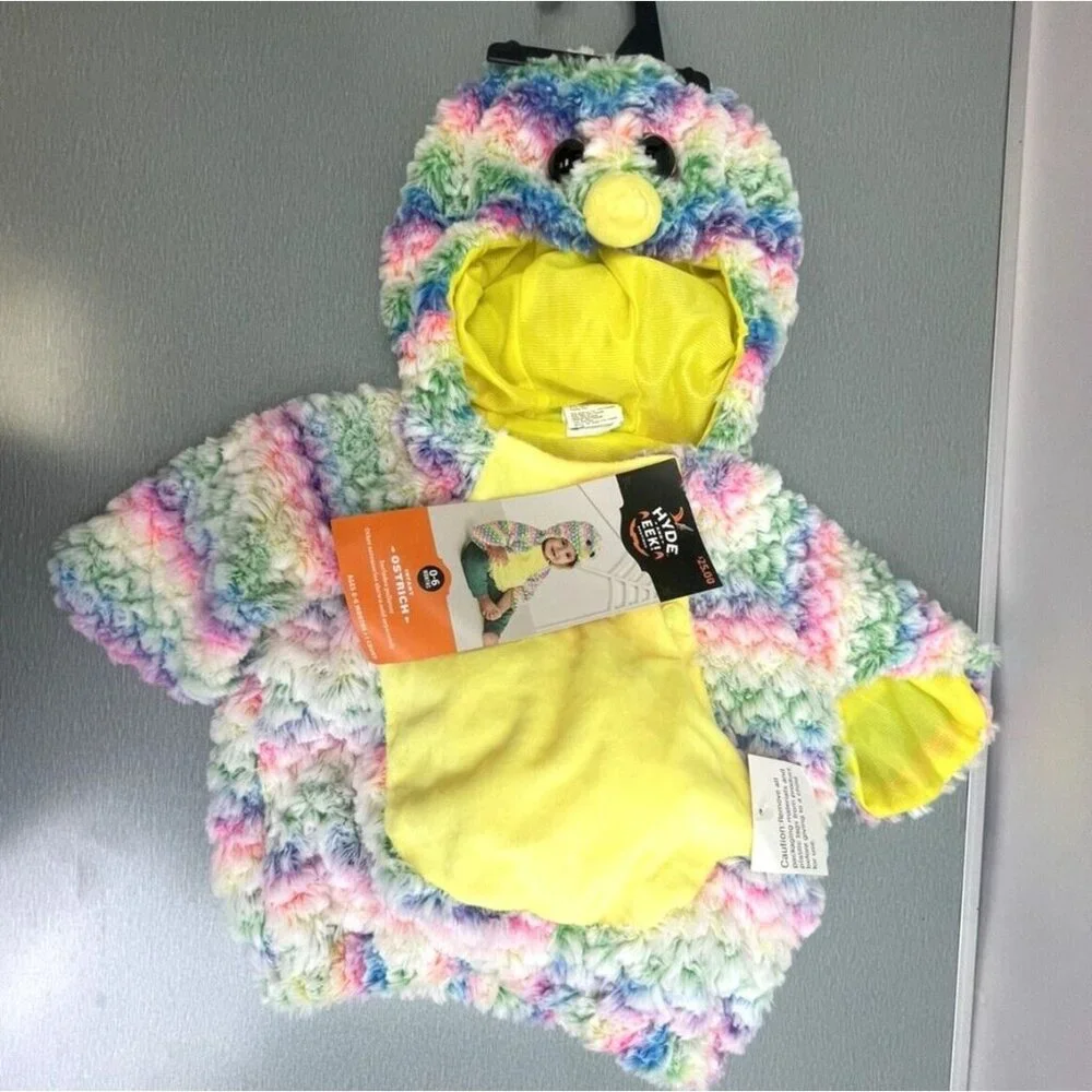 Baby Ostrich Halloween Costume Pullover Top 0-6 Months  Hyde and EEK! Boutique